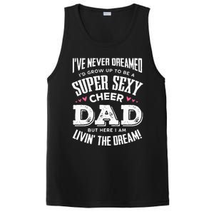 Funny Cheerleading Dad Father Cheer Dad PosiCharge Competitor Tank