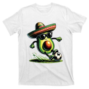 Funny Cinco De Mayo Avocado Showing Soccer Skills Outfit T-Shirt