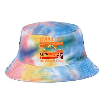 Funny Cruising Designs Women Cruise Ship Cruising Lovers Tie Dye Newport Bucket Hat