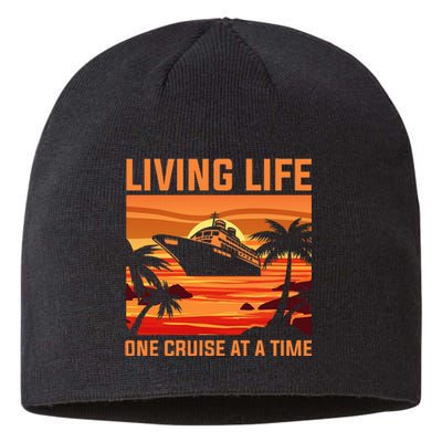 Funny Cruising Designs Women Cruise Ship Cruising Lovers Sustainable Beanie