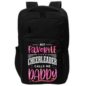 Funny Cheerleading Dad Father Tie Tie Dye Cheer Dad Impact Tech Backpack