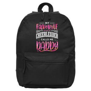 Funny Cheerleading Dad Father Tie Tie Dye Cheer Dad 16 in Basic Backpack