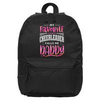 Funny Cheerleading Dad Father Tie Tie Dye Cheer Dad 16 in Basic Backpack