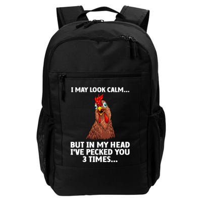 Funny Chicken Design Poultry Chicken Farmer Backpack