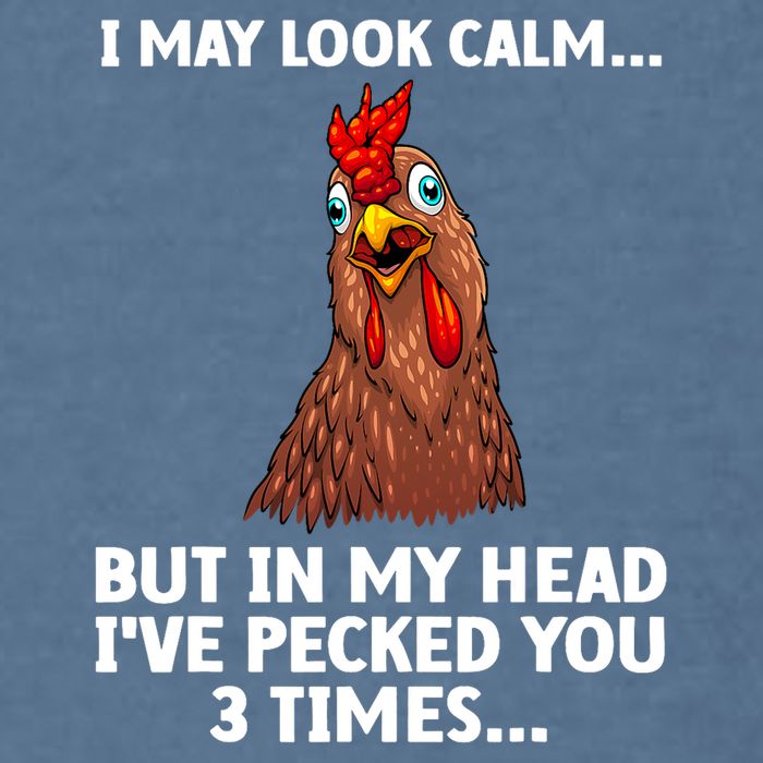 Funny Chicken Design Poultry Chicken Farmer Garment-Dyed Sweatshirt