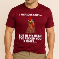 Funny Chicken Design Poultry Chicken Farmer Cooling Performance Crew T-Shirt
