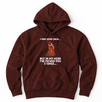 Funny Chicken Design Poultry Chicken Farmer Hoodie
