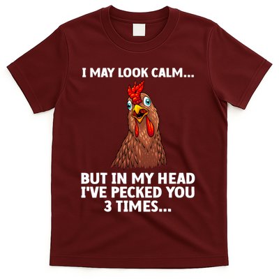 Funny Chicken Design Poultry Chicken Farmer T-Shirt