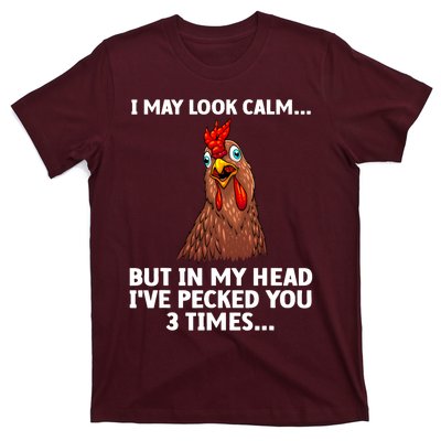 Funny Chicken Design Poultry Chicken Farmer T-Shirt