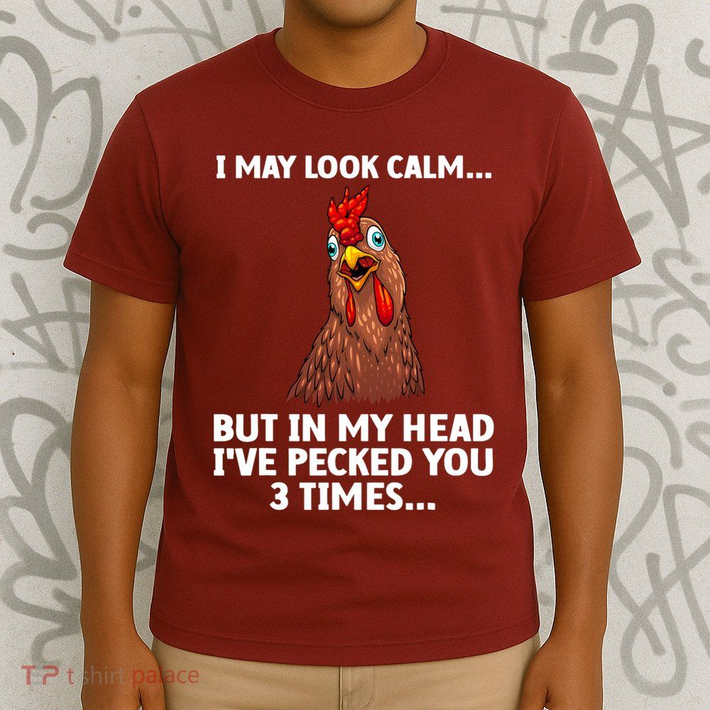 Funny Chicken Design Poultry Chicken Farmer T-Shirt