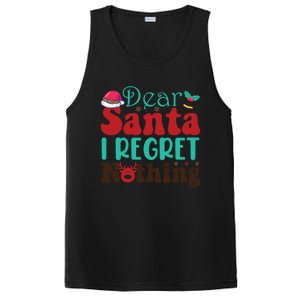 Funny Christmas Dear Santa I Regret Nothing Gift PosiCharge Competitor Tank