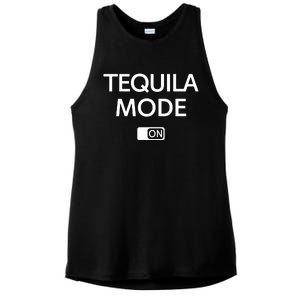 Funny Cinco De Mayo Tequila Mode On Gift Woman Ladies PosiCharge Tri-Blend Wicking Tank