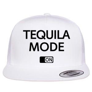 Funny Cinco De Mayo Tequila Mode On Gift Woman Flat Bill Trucker Hat