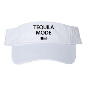 Funny Cinco De Mayo Tequila Mode On Gift Woman Valucap Bio-Washed Visor