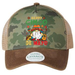 Funny Cinco De Mayo With My Gnomies Trio Gnomes Legacy Tie Dye Trucker Hat