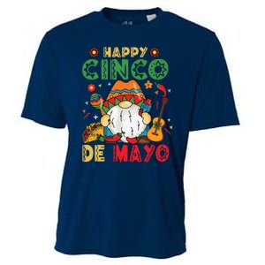 Funny Cinco De Mayo With My Gnomies Trio Gnomes Cooling Performance Crew T-Shirt