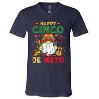 Funny Cinco De Mayo With My Gnomies Trio Gnomes V-Neck T-Shirt