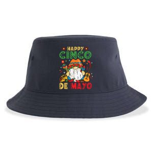 Funny Cinco De Mayo With My Gnomies Trio Gnomes Sustainable Bucket Hat