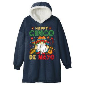 Funny Cinco De Mayo With My Gnomies Trio Gnomes Hooded Wearable Blanket