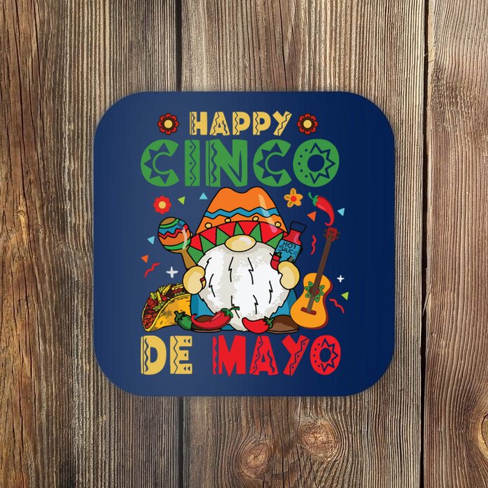 Funny Cinco De Mayo With My Gnomies Trio Gnomes Coaster