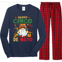 Funny Cinco De Mayo With My Gnomies Trio Gnomes Long Sleeve Pajama Set