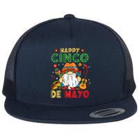 Funny Cinco De Mayo With My Gnomies Trio Gnomes Flat Bill Trucker Hat