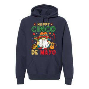 Funny Cinco De Mayo With My Gnomies Trio Gnomes Premium Hoodie