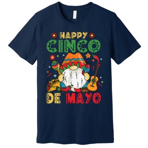 Funny Cinco De Mayo With My Gnomies Trio Gnomes Premium T-Shirt