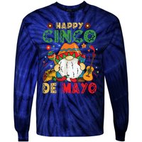 Funny Cinco De Mayo With My Gnomies Trio Gnomes Tie-Dye Long Sleeve Shirt