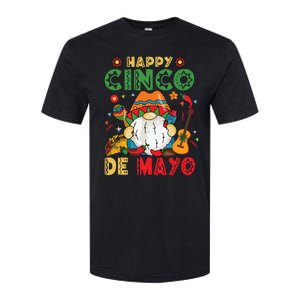 Funny Cinco De Mayo With My Gnomies Trio Gnomes Softstyle CVC T-Shirt