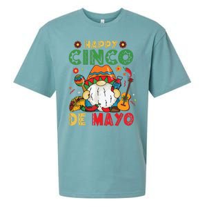 Funny Cinco De Mayo With My Gnomies Trio Gnomes Sueded Cloud Jersey T-Shirt