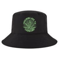 Funny Coughing Due To Cannabis Cool Comfort Performance Bucket Hat