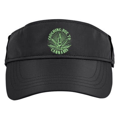 Funny Coughing Due To Cannabis Adult Drive Performance Visor