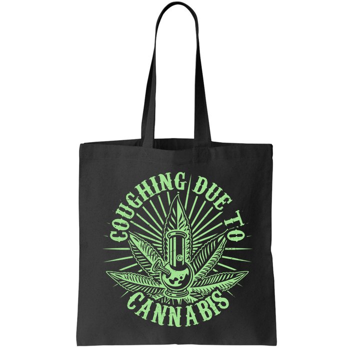 Funny Coughing Due To Cannabis Bag