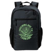 Funny Coughing Due To Cannabis Backpack