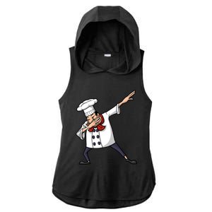 Funny Chef Design Cook Hiphop Dabbing Dance Great Gift Ladies PosiCharge Tri-Blend Wicking Draft Hoodie Tank