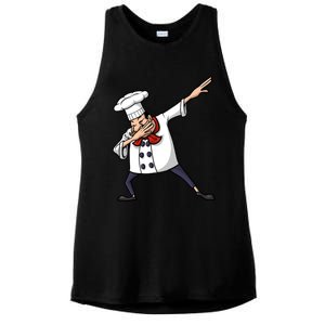 Funny Chef Design Cook Hiphop Dabbing Dance Great Gift Ladies PosiCharge Tri-Blend Wicking Tank