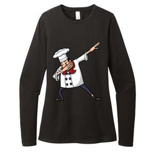 Funny Chef Design Cook Hiphop Dabbing Dance Great Gift Womens CVC Long Sleeve Shirt