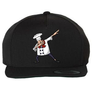 Funny Chef Design Cook Hiphop Dabbing Dance Great Gift Wool Snapback Cap