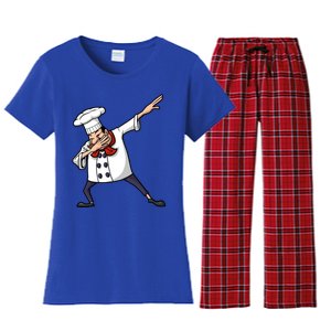 Funny Chef Design Cook Hiphop Dabbing Dance Great Gift Women's Flannel Pajama Set