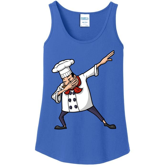 Funny Chef Design Cook Hiphop Dabbing Dance Great Gift Ladies Essential Tank