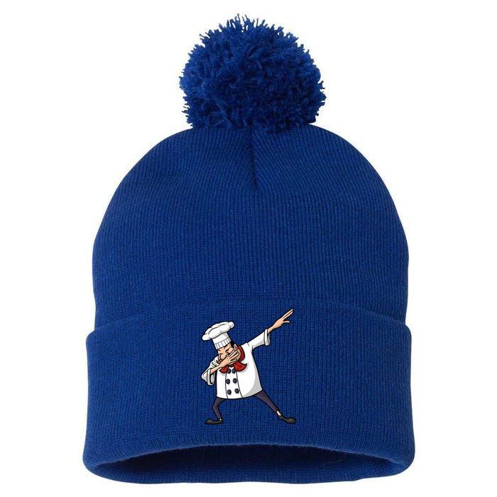 Funny Chef Design Cook Hiphop Dabbing Dance Great Gift Pom Pom 12in Knit Beanie