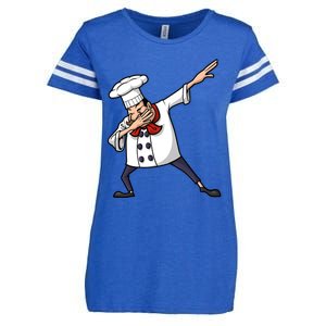 Funny Chef Design Cook Hiphop Dabbing Dance Great Gift Enza Ladies Jersey Football T-Shirt