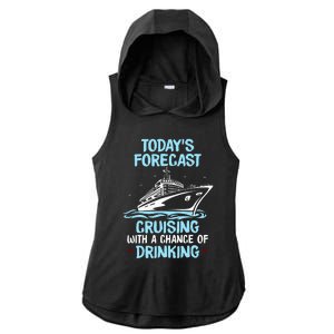 Funny Cruise Design For Cruising Boat Trip Lovers Ladies PosiCharge Tri-Blend Wicking Draft Hoodie Tank