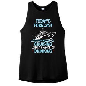 Funny Cruise Design For Cruising Boat Trip Lovers Ladies PosiCharge Tri-Blend Wicking Tank