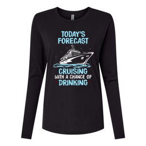 Funny Cruise Design For Cruising Boat Trip Lovers Womens Cotton Relaxed Long Sleeve T-Shirt