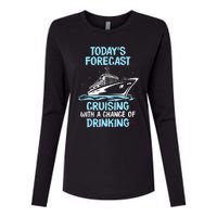 Funny Cruise Design For Cruising Boat Trip Lovers Womens Cotton Relaxed Long Sleeve T-Shirt