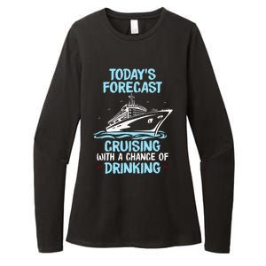 Funny Cruise Design For Cruising Boat Trip Lovers Womens CVC Long Sleeve Shirt