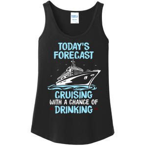 Funny Cruise Design For Cruising Boat Trip Lovers Ladies Essential Tank