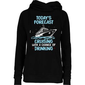 Funny Cruise Design For Cruising Boat Trip Lovers Womens Funnel Neck Pullover Hood